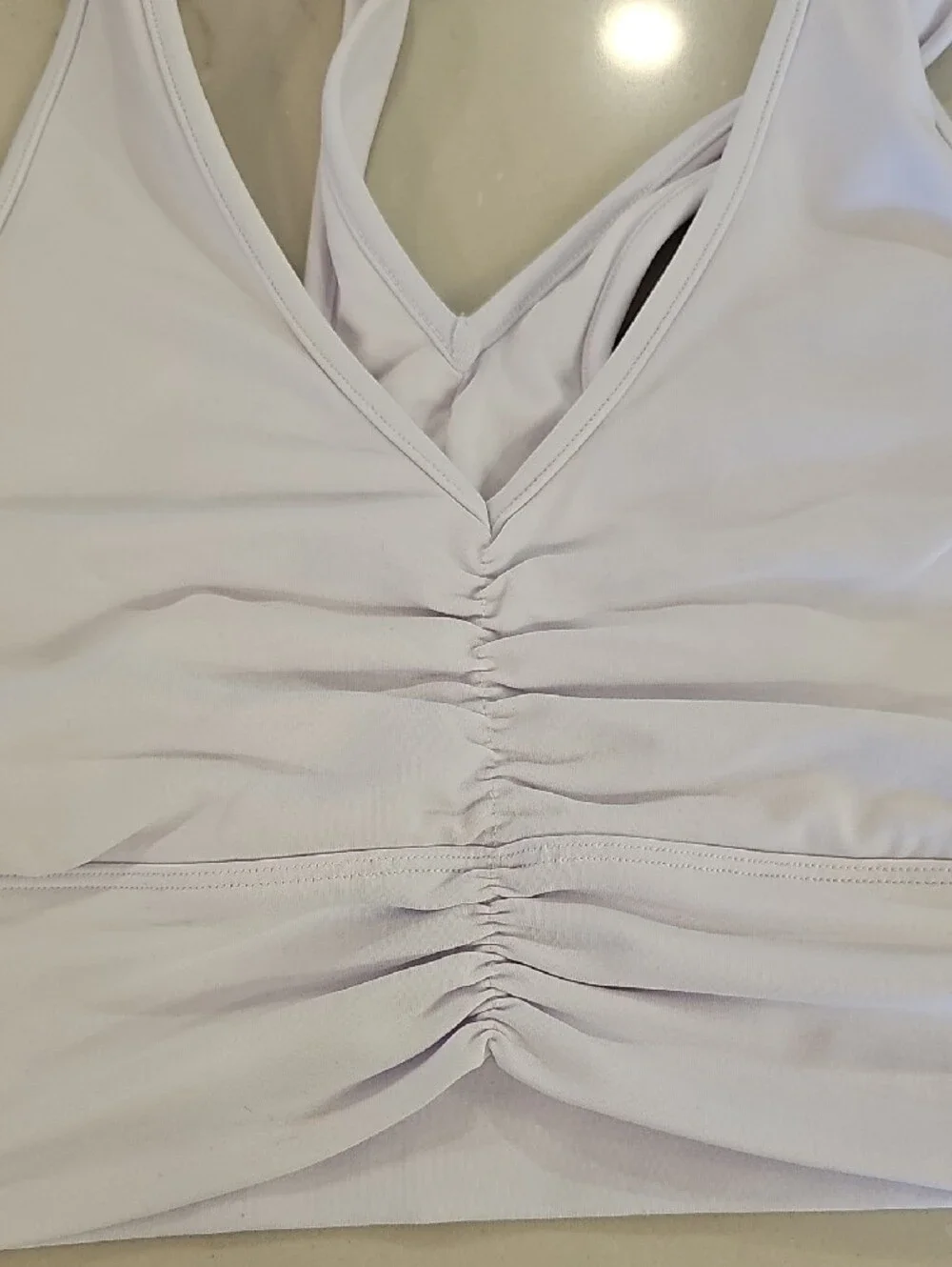 ALO Yoga Wild Thing Bra; EUC; Size XL; White